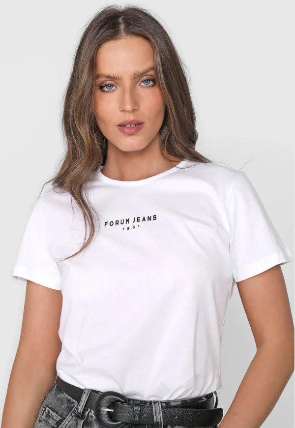 Camiseta Forum Logo Branca